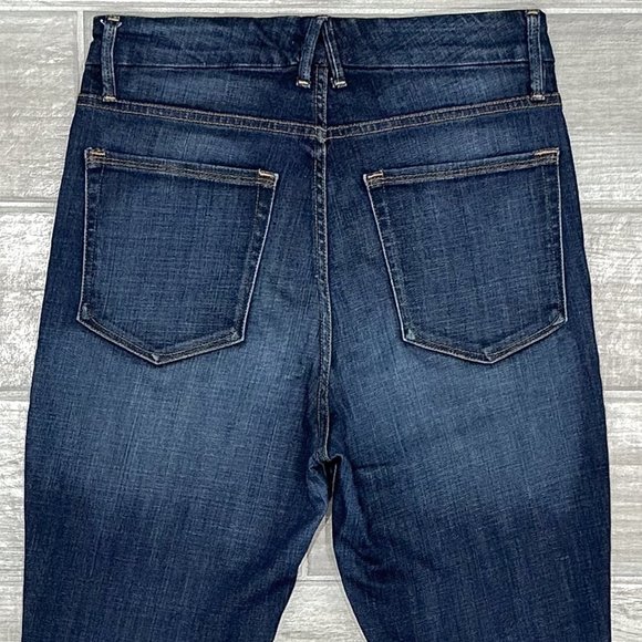 Good American Good Waist High-Rise Slimming Stretch Denim Jeans in BLUE188 Sz 30 - Picture 7 of 13